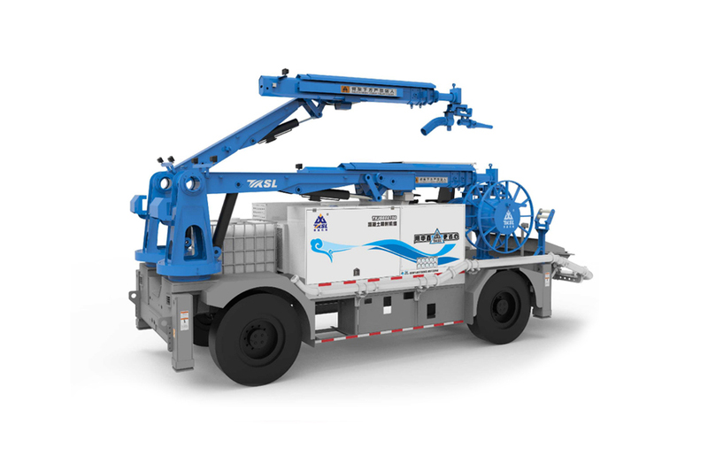 雙臂工（gōng）程底盤噴射機組